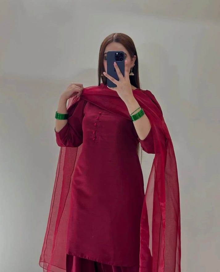 Stunning Farshi Shalwar Dress 3pcs