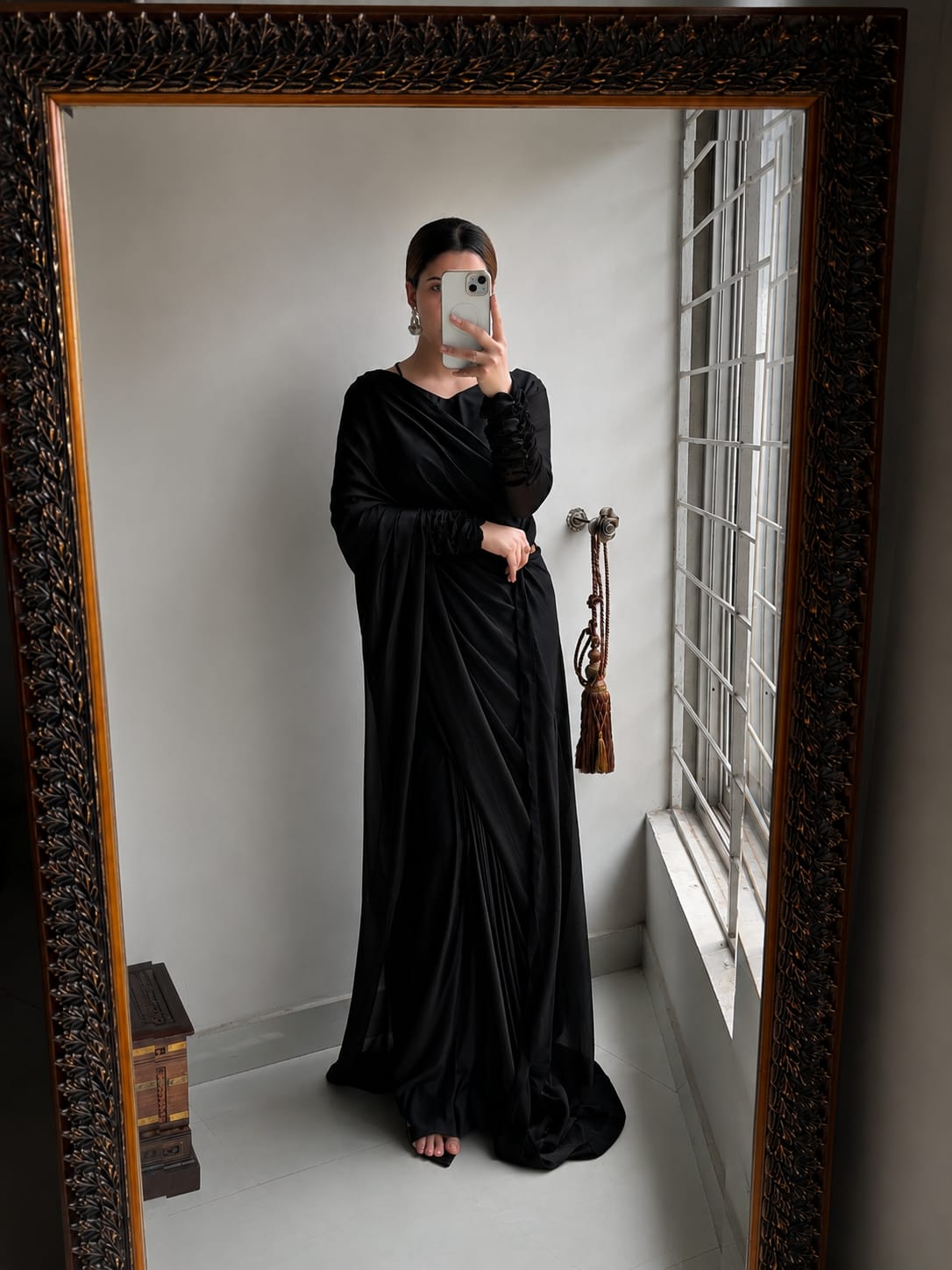 Eshal Luxury Black Saree