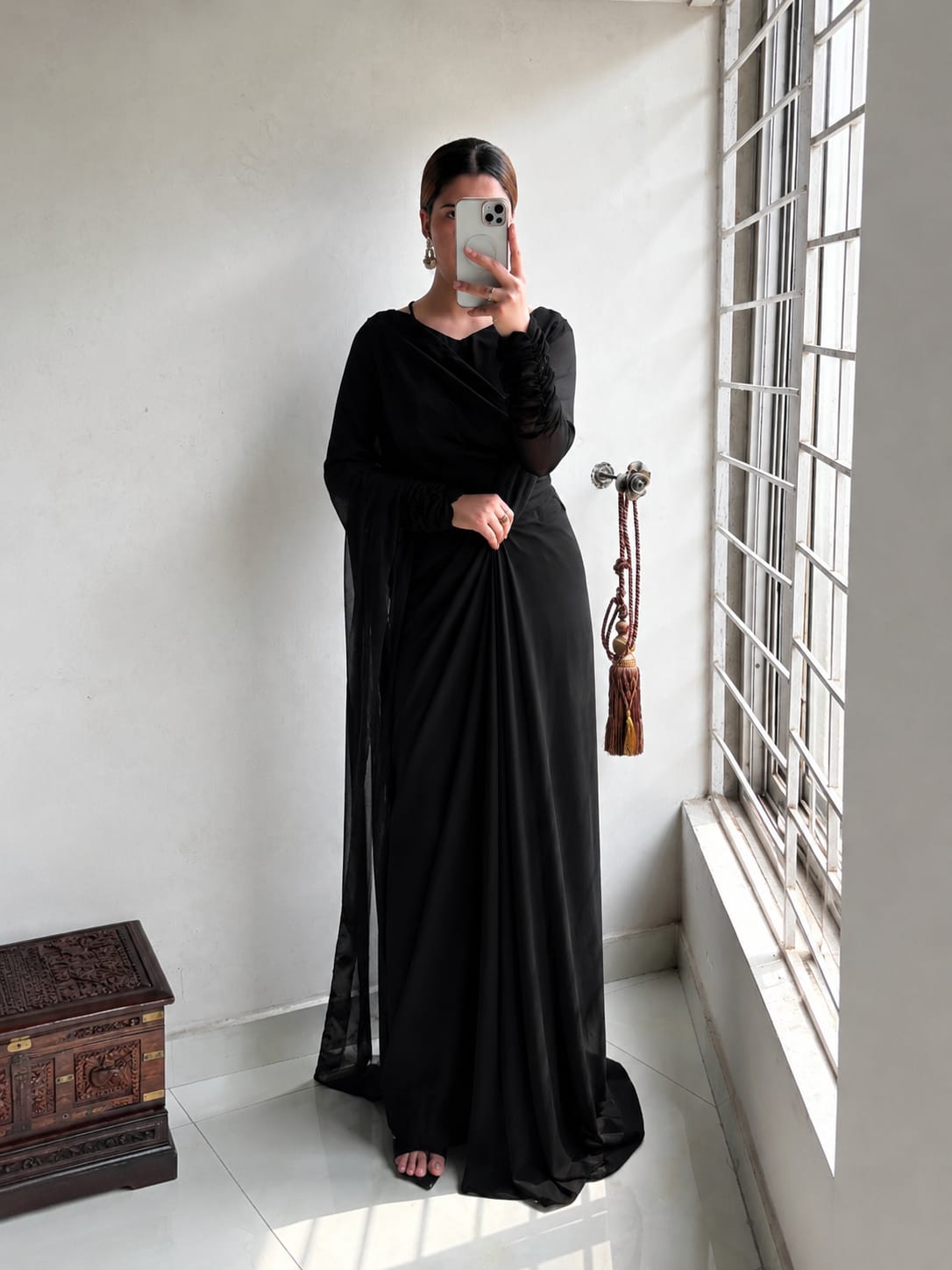 Eshal Luxury Black Saree