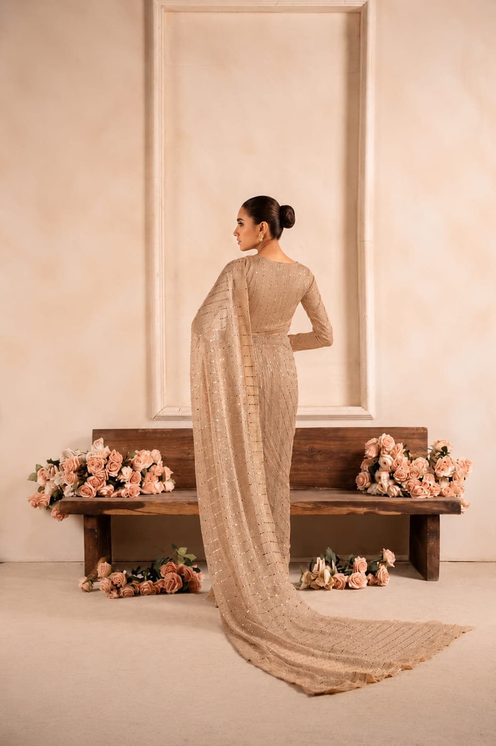 Layla Moonlight Saree with Elegant Looks