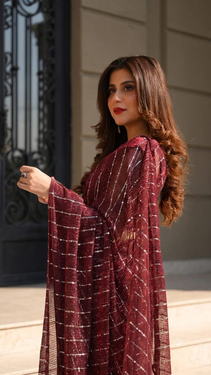 Layla Moonlight Saree with Elegant Looks